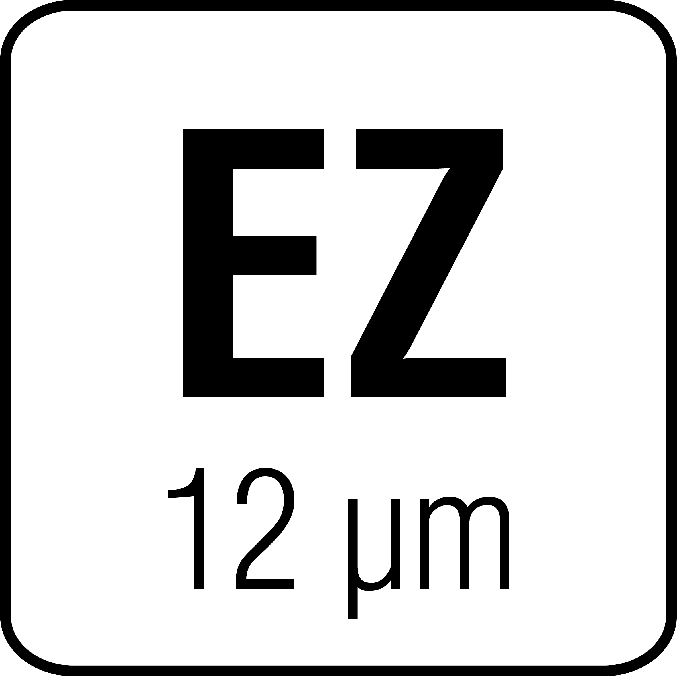Acero electrocincado 12µm