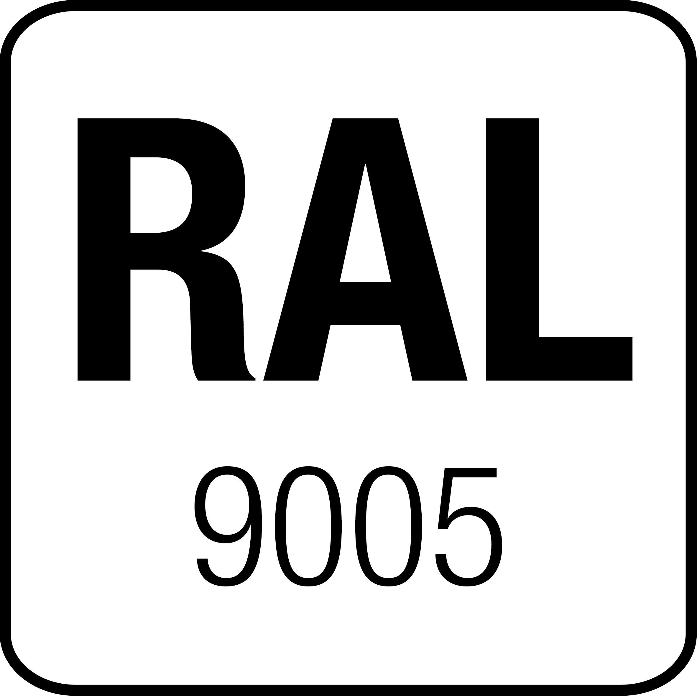 Acero RAL 9005